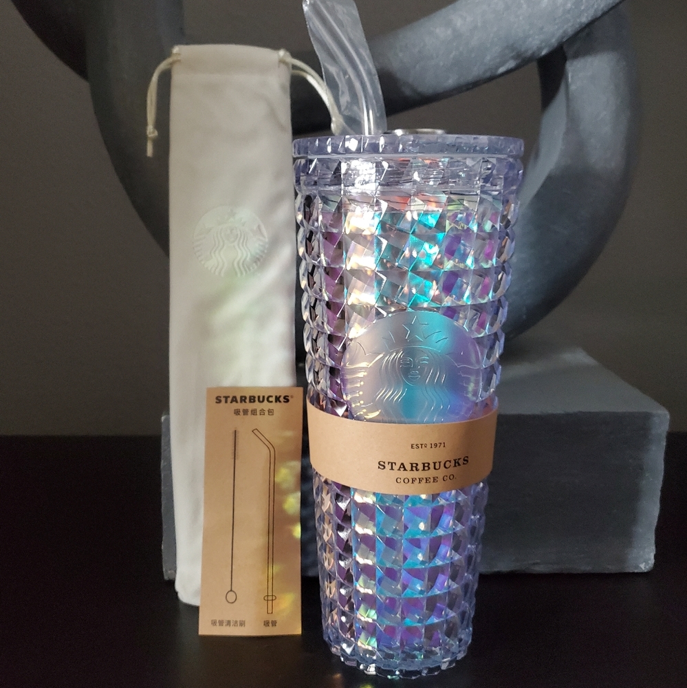 LAST ONE NWT Starbucks 2023 China Ocean Unicorn Tumbler W/Straw Pouch